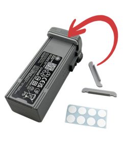 3 Caches Protection Anti Poussière Port Batterie pour drone DJI Air 3 / 3S