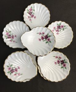 Lot de 8 coupelles coquillage Limoges